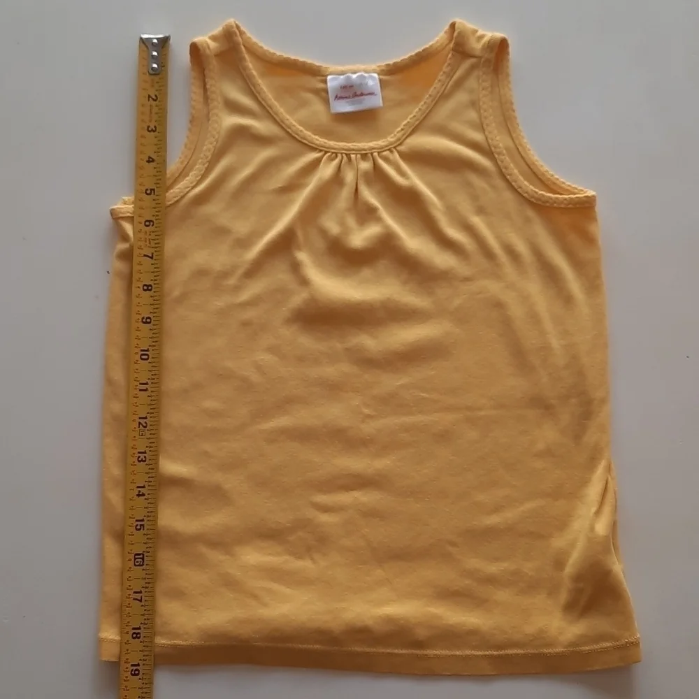 Hanna Andersson 10 (140) yellow tank top